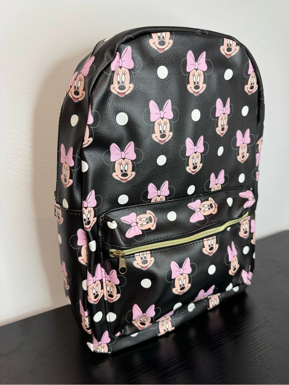 Disney Kids Minnie Mouse 16” Backpack - Black NWT